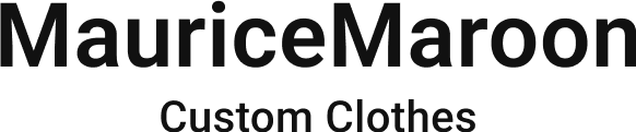 A green banner with black text that says " spaceman custom clothing ".
